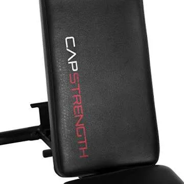 CAP Barbell Multi Purpose Adjustable Utility Bench, Black (FM-CS904BK)