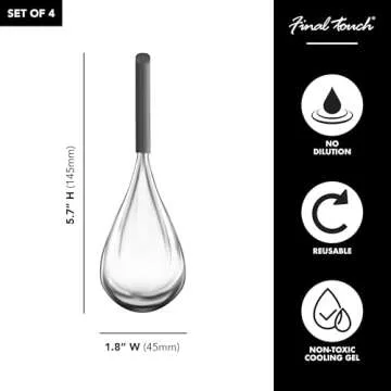 Final Touch Chilling Wands for Ultimate Beverage Enjoyment