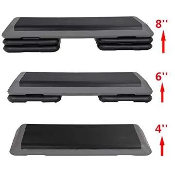 HomGarden Adjustable Aerobic Stepper for Workouts
