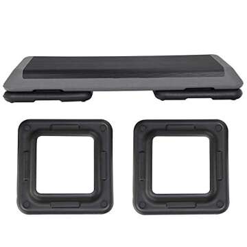 HomGarden Adjustable Aerobic Stepper for Workouts