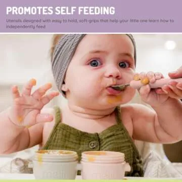 melii Spork On The Go Travel Utensils for Toddlers