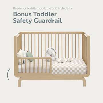 Storkcraft Santorini 5-in-1 Crib with Toddler Guardrail