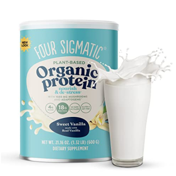 Four Sigmatic Organic Vegan Protein Powder - 18g Plant-Based