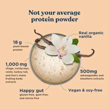 Four Sigmatic Organic Vegan Protein Powder - 18g Plant-Based