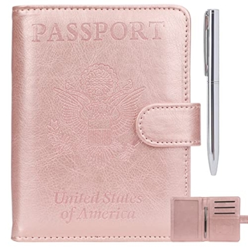 Stylish GDTK Leather Passport Holder Cover Case