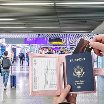 Stylish GDTK Leather Passport Holder Cover Case