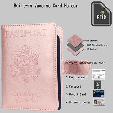 Stylish GDTK Leather Passport Holder Cover Case