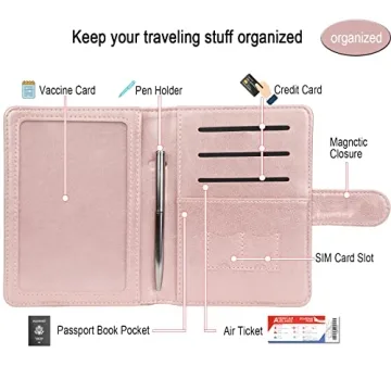 Stylish GDTK Leather Passport Holder Cover Case