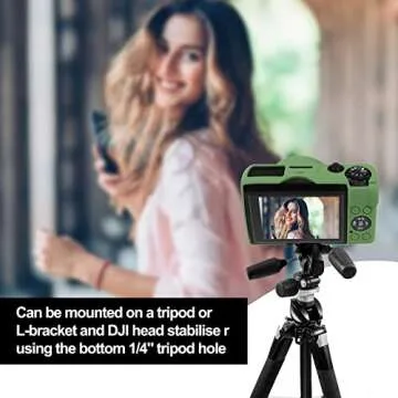 Easy Hood Case for Canon Powershot G7 X Mark III Digital Camera, Soft Silicone Protective Cover with Removable Lens Cover for Canon Powershot G7X Mark III DSLR Camera (Green)