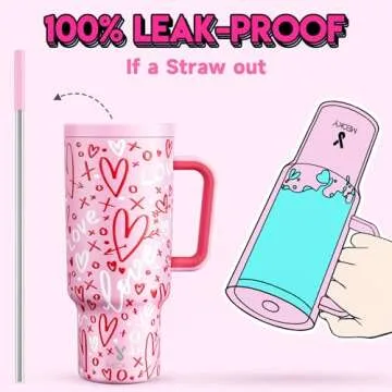 Meoky 40 oz Tumbler - Insulated & Leak-proof Travel Mug