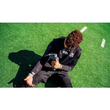 Hyperice Hypervolt 2 Grey - Featuring Quiet Glide Technology - Handheld Percussion Massage Gun | 3 Speeds, 5 Interchangeable Heads | Helps Relieve Sore Muscles and Stiffness |FSA and HSA Eligible