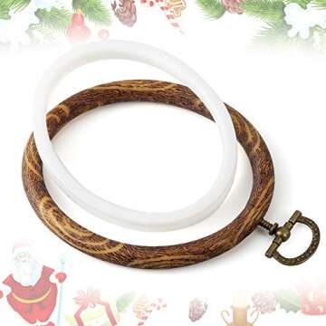 Caydo 6 Pack Embroidery Hoops for Crafting and Displays