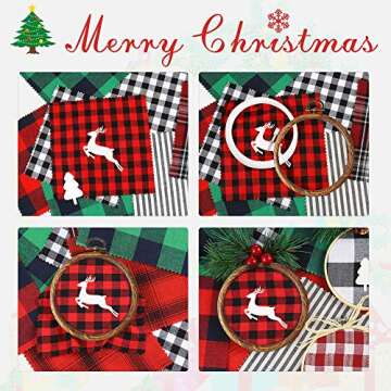 Caydo 6 Pack Embroidery Hoops for Crafting and Displays