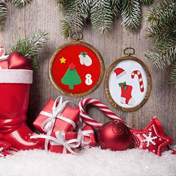 Caydo 6 Pack Embroidery Hoops for Crafting and Displays