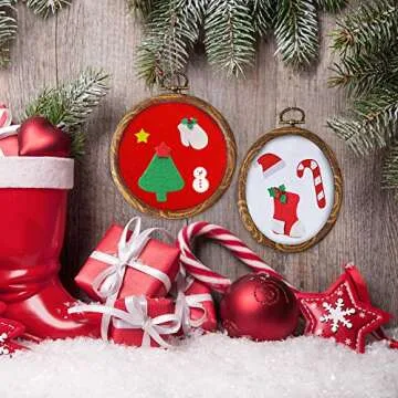 Caydo 6 Pack Embroidery Hoops for Crafting and Displays