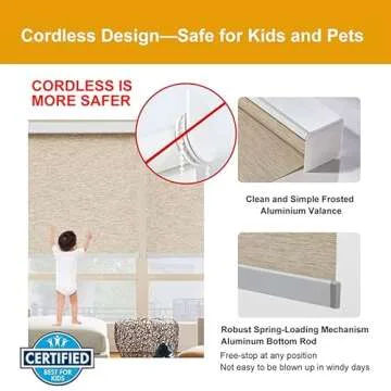 Stylish Persilux Cordless Window Shades for Your Home