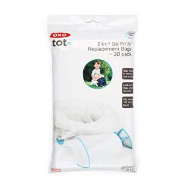 OXO Tot 2-in-1 Go Potty Refill Bags - 30 Count for Easy Travel