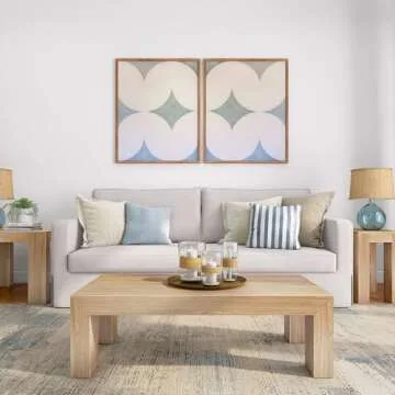 Plank+Beam Modern Rectangular Coffee Table 48-Inch