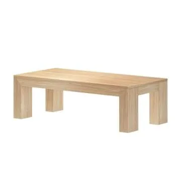 Plank+Beam Modern Rectangular Coffee Table 48-Inch