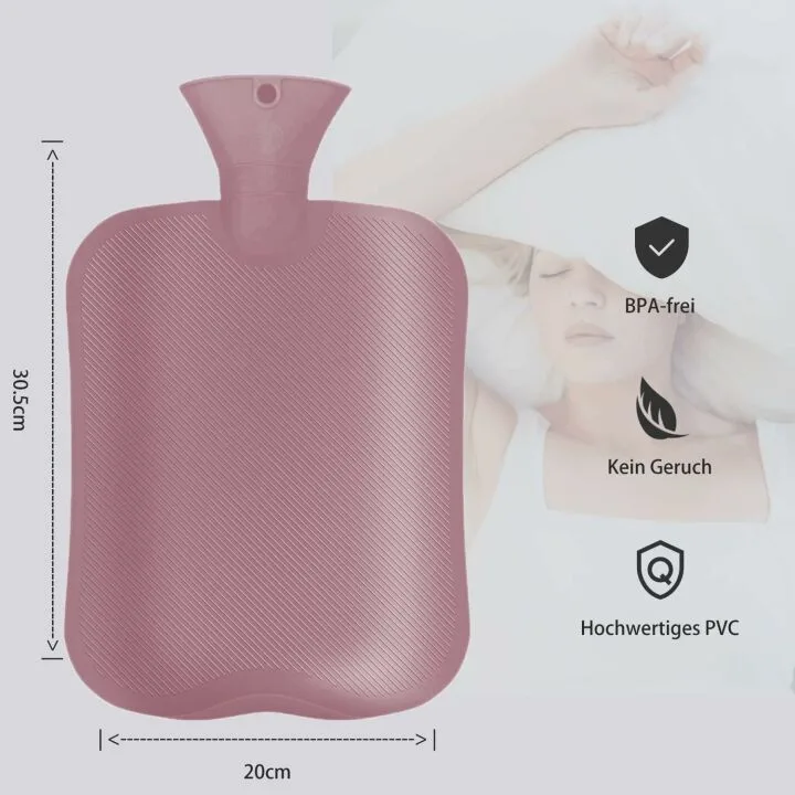 OliviaLiving Hot Water Bottle 2L for Pain Relief