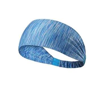 Joyfree Workout Headbands for Women Men Sweatband Yoga Sweat Bands Elastic Wide Headbands for Sports...