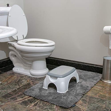 Nuby Gray Step Up Stool - Lightweight & Sturdy