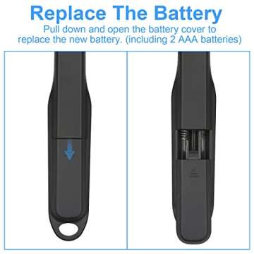 3T6B Kitchen Digital Measuring Spoon Food Scale Digital Multi-Function Small Digital Spoon Scale, Weight from 0.1 Grams to 500 Grams Support Unit g/oz/gn/ct (with 2 AAA Batteries)-LCD Display