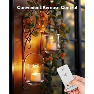 Homemory Flameless Remote Control Tea Lights - Safe & Stylish