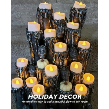 Homemory Flameless Remote Control Tea Lights - Safe & Stylish