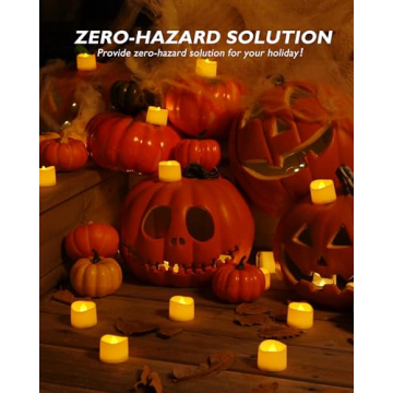 Homemory Flameless Remote Control Tea Lights - Safe & Stylish