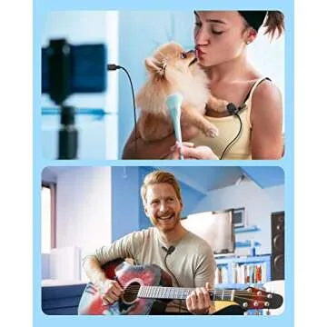 Lavalier Microphone USB C Podcaster Clip-on Recording Mic