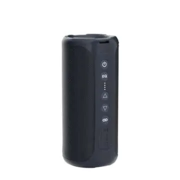 Ortizan Bluetooth Speakers, 40W Loud Sound, Wireless Stereo, IPX7 Waterproof, Extra Bass, LED Light, BT5.3, Portable Compact Speaker for Shower/Outdoor/Beach/Home, Gifts for Adult, Navy