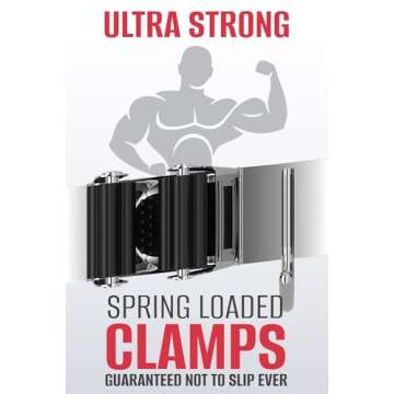 Mop and Broom Holder Wall Mount, Keep your Closet and Garage Tidy with a Heavy Duty Wall Mounted Mop and Broom Holder, - Utility Rack Laundry Room Organization and Storage Tool Rack Organizer Hooks