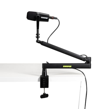 Shure Premium Mic Boom Stand for Streaming & Podcasting