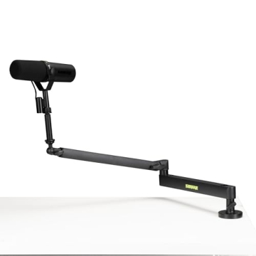 Shure Premium Mic Boom Stand for Streaming & Podcasting