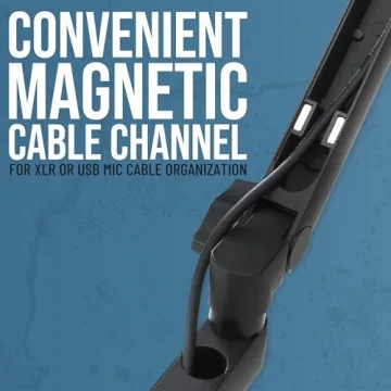 Shure Premium Mic Boom Stand for Streaming & Podcasting