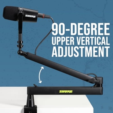 Shure Premium Mic Boom Stand for Streaming & Podcasting