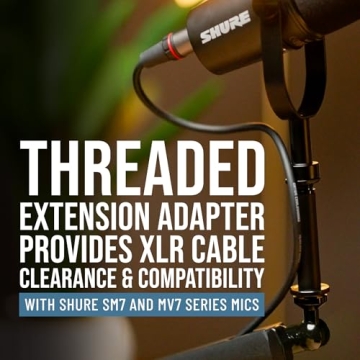 Shure Premium Mic Boom Stand for Streaming & Podcasting