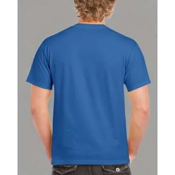 Gildan Adult Ultra Cotton T-Shirt, Style G2000, Multipack, Royal (2-Pack), 2X-Large