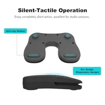 LUKCOZMO Wireless Page Turner Pedal for Musical Instruments