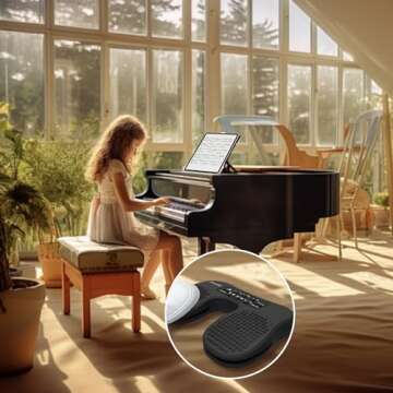 LUKCOZMO Wireless Page Turner Pedal for Musical Instruments