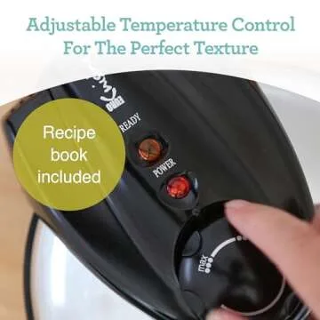 Euro Cuisine WM520 Heart Waffle Maker - Eco-Friendly Non-Stick Plates