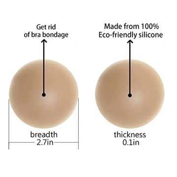 FJYQOP Silicone Nipple Covers - Reusable & Comfortable Pasties