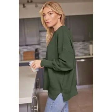 LILLUSORY Women's Oversized Sweater for Fall Fashion