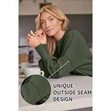 LILLUSORY Women's Oversized Sweater for Fall Fashion