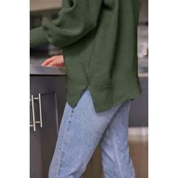 LILLUSORY Women's Oversized Sweater for Fall Fashion