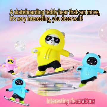 Kwak's Car Decorations Interior,Cute Funny Car Accessories Ornament Decor Gifts for Car Central Control Screen or Dashboard Touchscreen(Black)