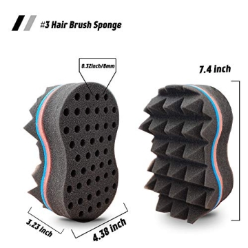 Effortless Twist Hair Sponge Set for All Hair Types