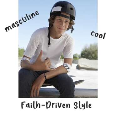 Quietsun Teen Cross Bracelet - Stylish Easter Gift