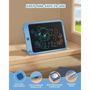 10 Inch LCD Writing Tablet Colorful Doodle Board Kids Gift